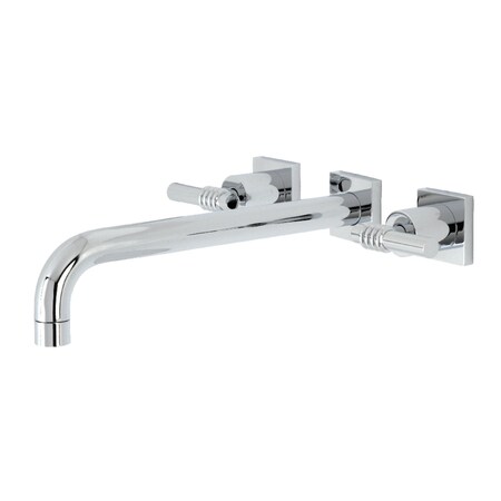 Kingston Brass KS6051ML Wall Mount Tub Faucet, Polished Chrome KS6051ML